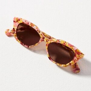New Lele Sadoughi Pink and Yellow Sunglasses